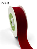1.5 Inch x 10 Yards Classic Velvet Ribbon with Woven Edge