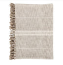WOVEN IVORY THROW