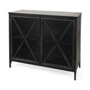 POPPY BLACK METAL CABINET