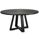 ROUND DINING TABLE, BLACK