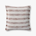 RUST IVORY PILLOW 22x22