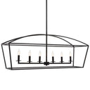 CLAYTON, 6 LT LINEAR CHANDELIER