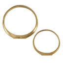 Gold Circle Sculpture Set/2