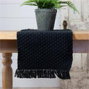 Black Woven Table Runner
