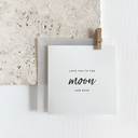 Greeting Card - Love You To the Moon