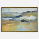 FOLDED HILLS FRAMED CANVAS