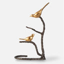 Birds on a Limb Sculpture