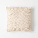 ECRU CABLE KNIT PILLOW