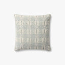 Ivory/Blue Pillow