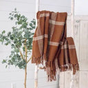 Coco and Cream Throw Blanket