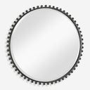 Taza round mirror - iron with spheres