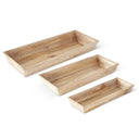 Rectangular Nesting Wood Tray