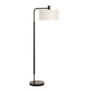 BLACK SATIN FLOOR LAMP