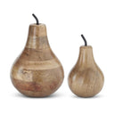 Carved Wood Pear