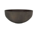 LIMESTONE BROWN TAPERED PATIO BOWL