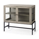 GREY ACCENT CABINET