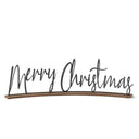 METAL MERRY CHRISTMAS SIGN