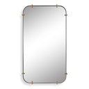 IRON STRAP MIRROR 27x48
