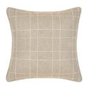 Window Pane White Toss Pillow