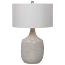 FELIPE TABLE LAMP, LIGHT GRAY