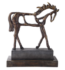 Titan horse sculpture
