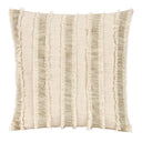 NATURAL STRIPE 22X22 PILLOW