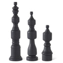 Black Mango Wood Finials