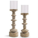 ANTIQUE Brown CANDLE HOLDER