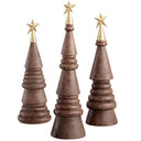 WOOD TREE WITH STAR
