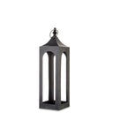 Black metal lantern