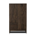 AGED BROWN ARMOIRE