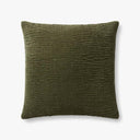 GREEN TEXTURED PILLOW