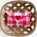 Valentine Love Letter Mini Pillow-Multi Check