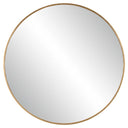 JUNIUS LARGE ROUND MIRROR, GOLD 60''