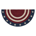 HALF CIRCLE FLAG RUG