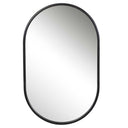 VARINA OVAL MIRROR, BLACK