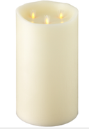 6"�x10"� Moving flame ivory candle