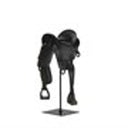 Colt III 8L x 9W Black Equestrian-Inspired English Horse Saddle