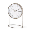 MATTE GREY METAL CLOCK