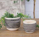 STRIPED POTTERY