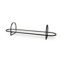 MIRRORED BLACK METAL TRAY