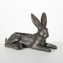 RECLINING GRAY HARE PLANTER