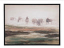Grazing Stallions Horse Art