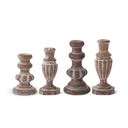 SHADOWING RESIN TAPER CANDLEHOLDER