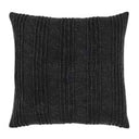 SOLID BLACK STONEWASH 22X22 PILLOW