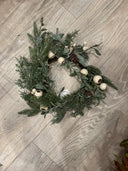 Mixed Eucalyptus Half Wreath
