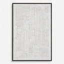 CLEAN HAND PAINTED CANVAS FRAMED ART