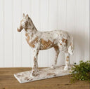 STONE POWDER PONY FIGURINE