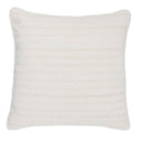 WHITE COTTON 22X22 PILLOW