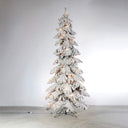 12' FLOCKED CHRISTMAS TREE